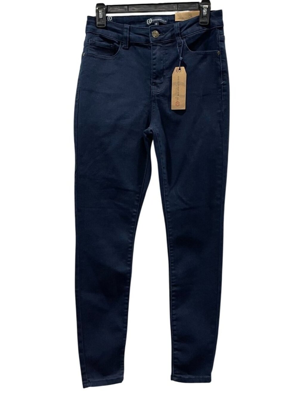 One Republic For All High Rise Skinny Ankle Jeans 6 Dark Wash Preppy Minimalist